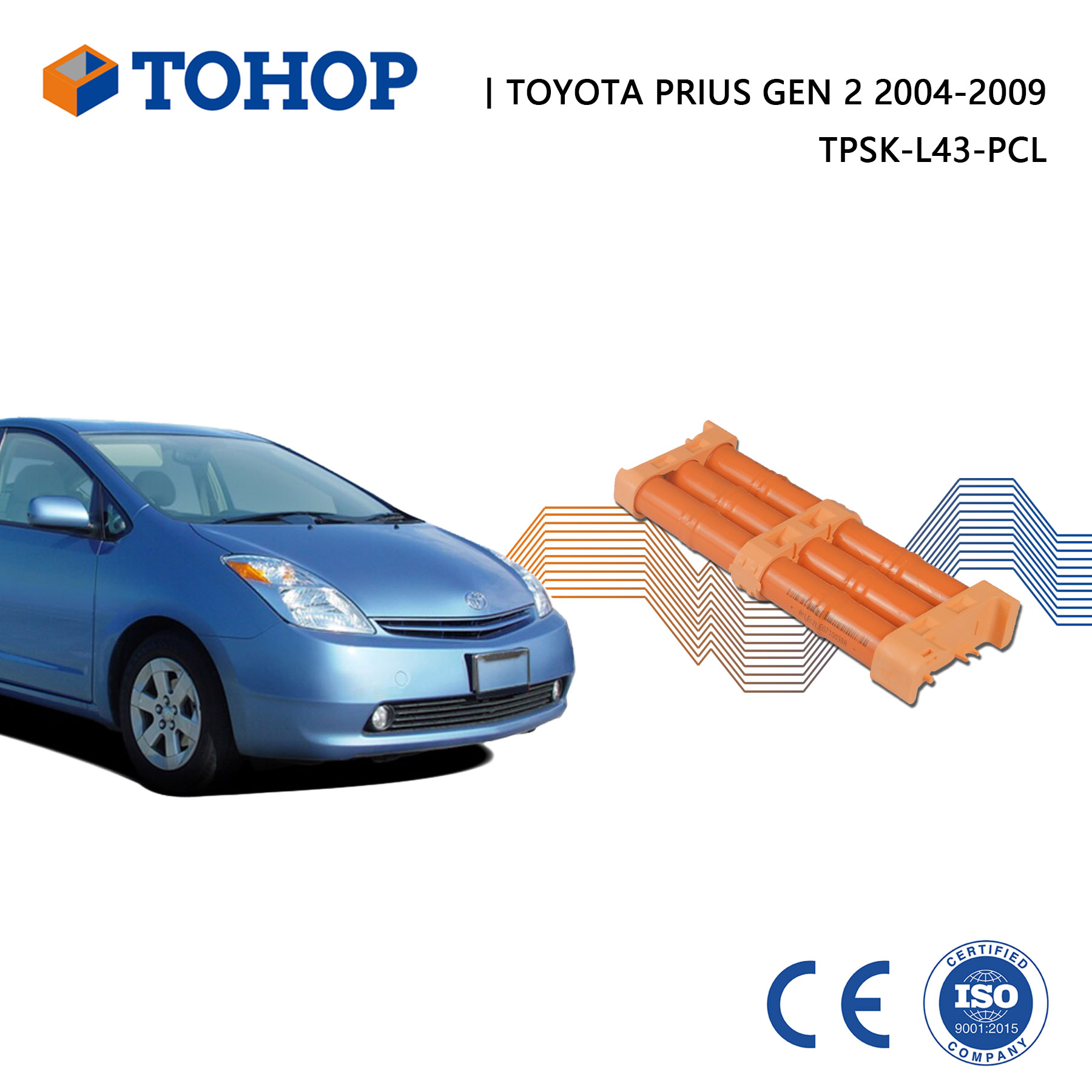 2007 Toyota Prius Gen 2 Nuevo reemplazo de celdas de baterías híbridas a la venta